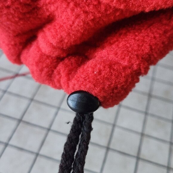 Timberland Mens Fleece Jacket Size 2X Full Zip Red Vintage 90s Y2K New w/tags - Picture 6 of 16